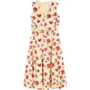 LK Bennett Gaia Panelled Cotton Dress